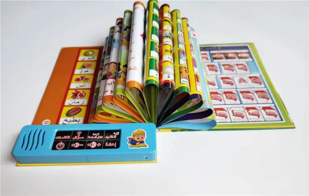Muslim Kids Arabic Sound Book Clear Pictures Letters Words Learning Educational Electronic Sound Book - ToylandEU