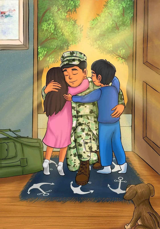  My Daddy My Sailor Navy Family Childrens Book Hardback -  ToylandEU™
