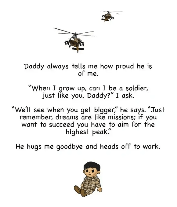  My Daddy My Soldier Army Kids Book Heartwarming -  ToylandEU™
