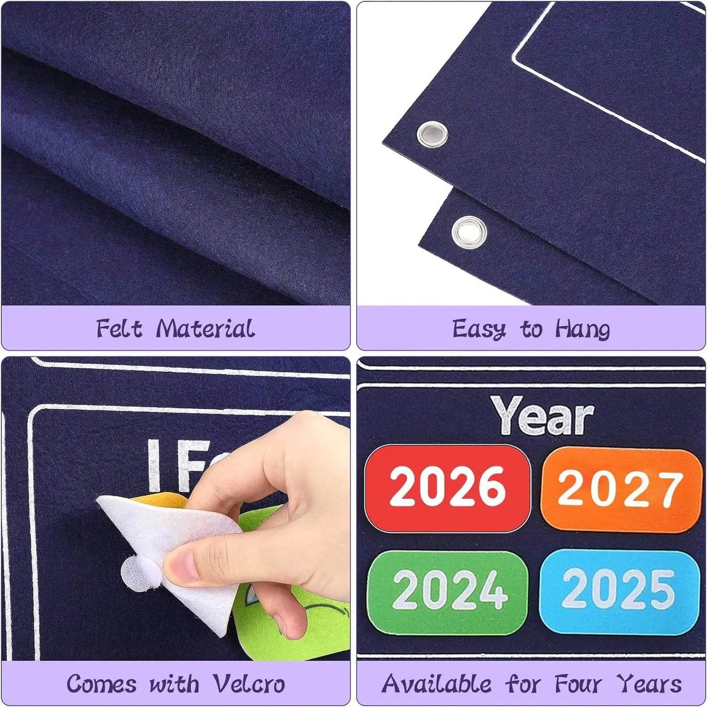 My Daily Calendar Farm Transportation Felt Story Board for Toddlers Preschool Education Storytelling Montessori Toys for Kids - ToylandEU