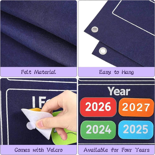 My Daily Calendar Farm Transportation Felt Story Board for Toddlers Preschool Education Storytelling Montessori Toys for Kids - ToylandEU