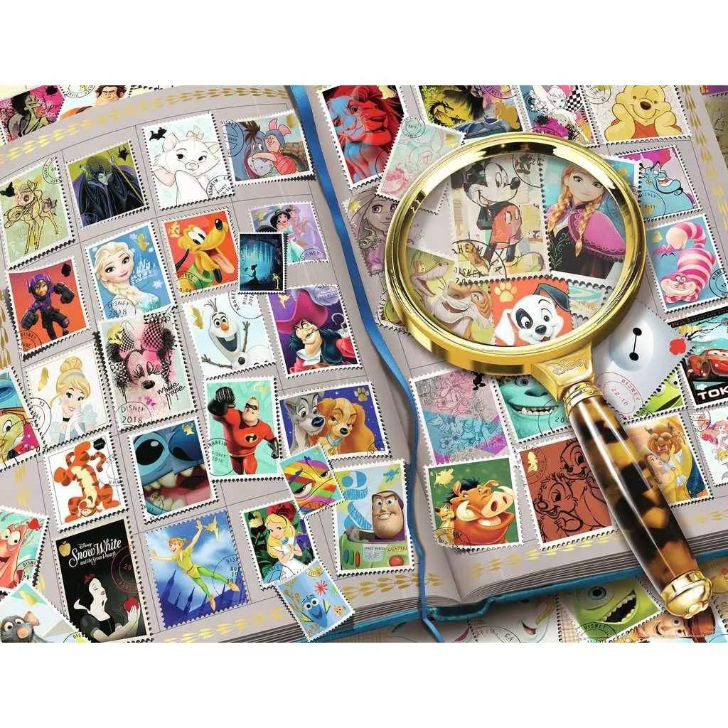 Disney Stamp Album Jigsaw Puzzle 2000 Piece With Favorite Characters - ToylandEU