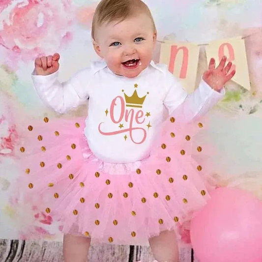  My First Birthday Tutu Dress Premium Set Baby Girls -  ToylandEU™