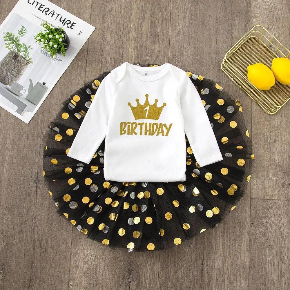  My First Birthday Tutu Dress Premium Set Baby Girls -  ToylandEU™