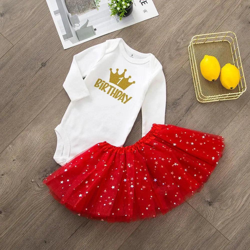  My First Birthday Tutu Dress Premium Set Baby Girls -  ToylandEU™