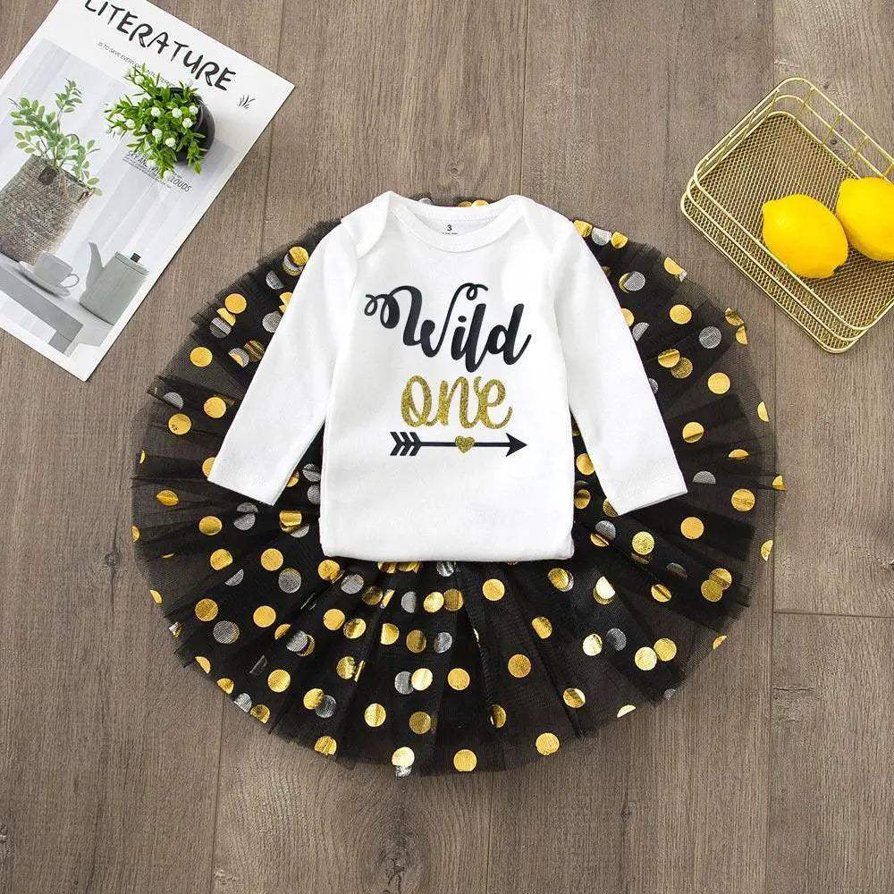 My First Birthday Tutu Dress Set For Baby Girls Premium - ToylandEU
