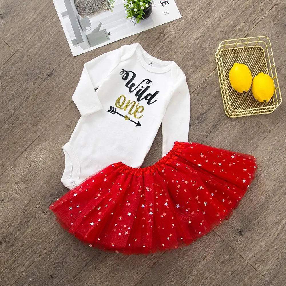 My First Birthday Tutu Dress Set For Baby Girls Premium - ToylandEU