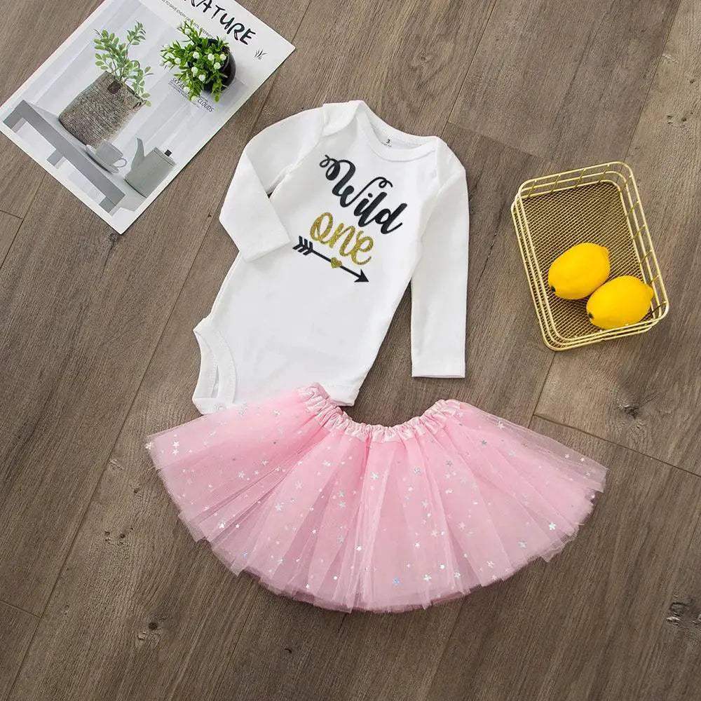 My First Birthday Tutu Dress Set For Baby Girls Premium - ToylandEU