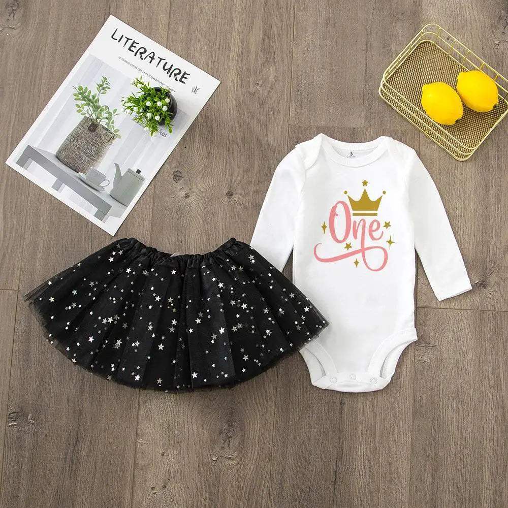 My First Birthday Tutu Dress Set For Baby Girls Premium - ToylandEU