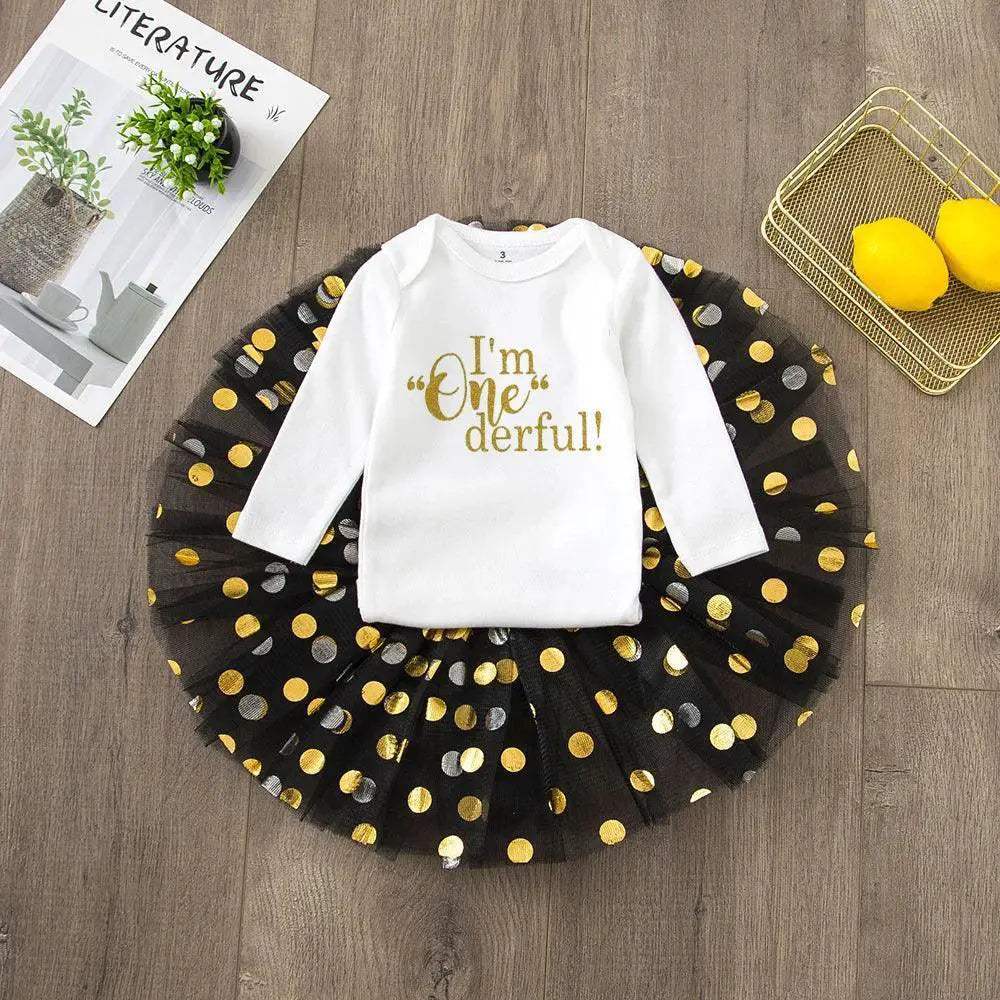 My First Birthday Tutu Dress Set For Baby Girls Premium - ToylandEU
