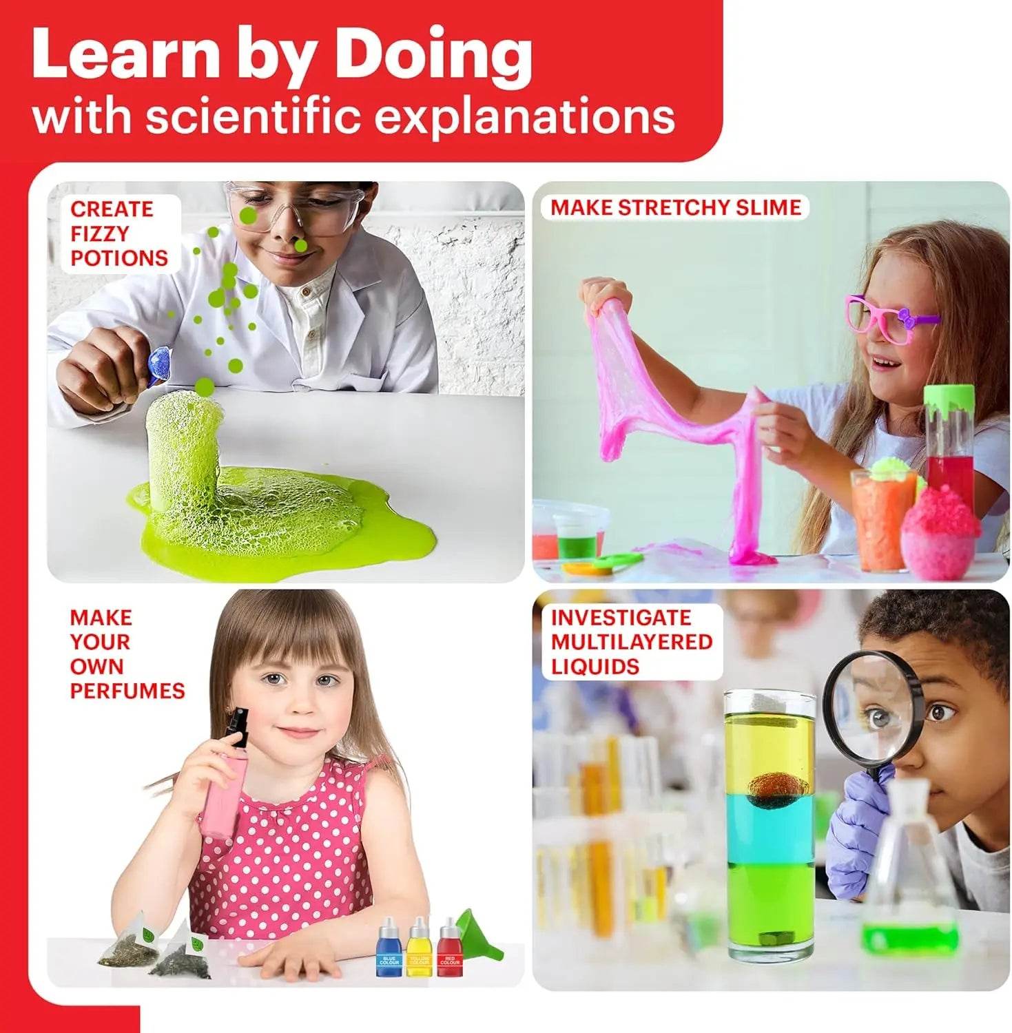 My First Science Kit for Kids Birthday Gift Ideas for Boys & Girls Toy Stem Kit with Learning Experiments - ToylandEU