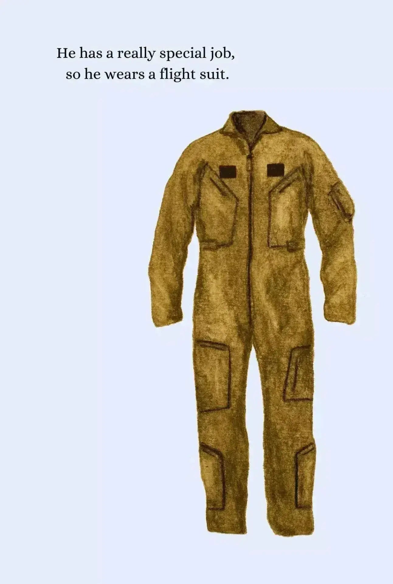 Flight Suit Pocket Dad Edition Deployment Support For Military Kids - ToylandEU