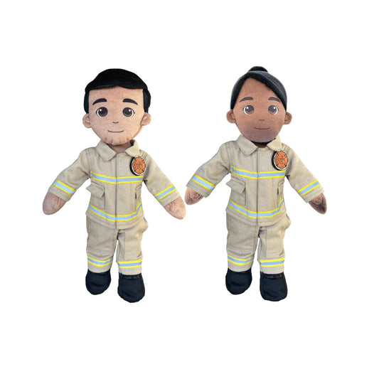 My HERO Daddy Doll Firefighter | Custom Recordable Plush - ToylandEU