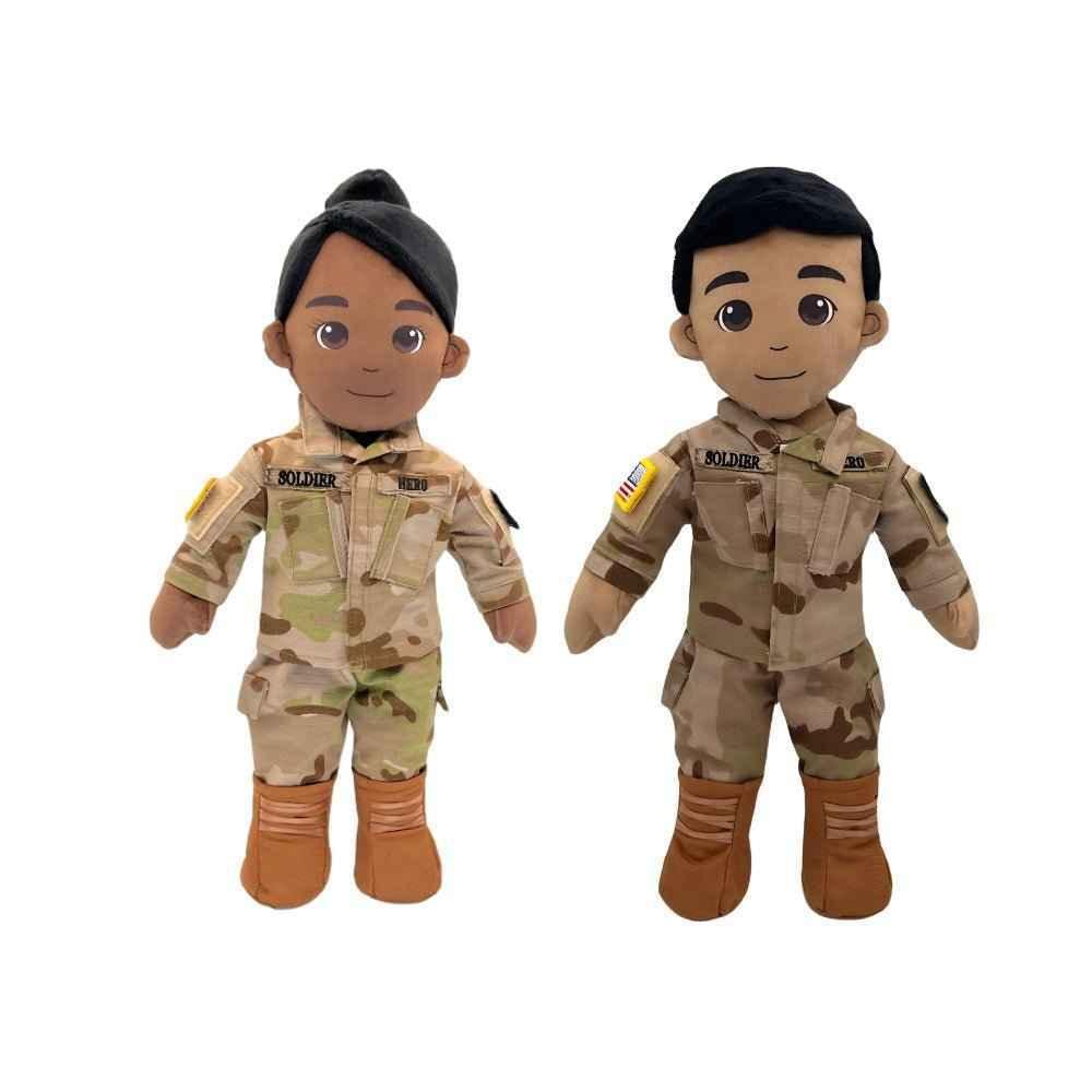 My Hero™ Army Soldier Daddy Doll | Custom Recordable Plush - ToylandEU
