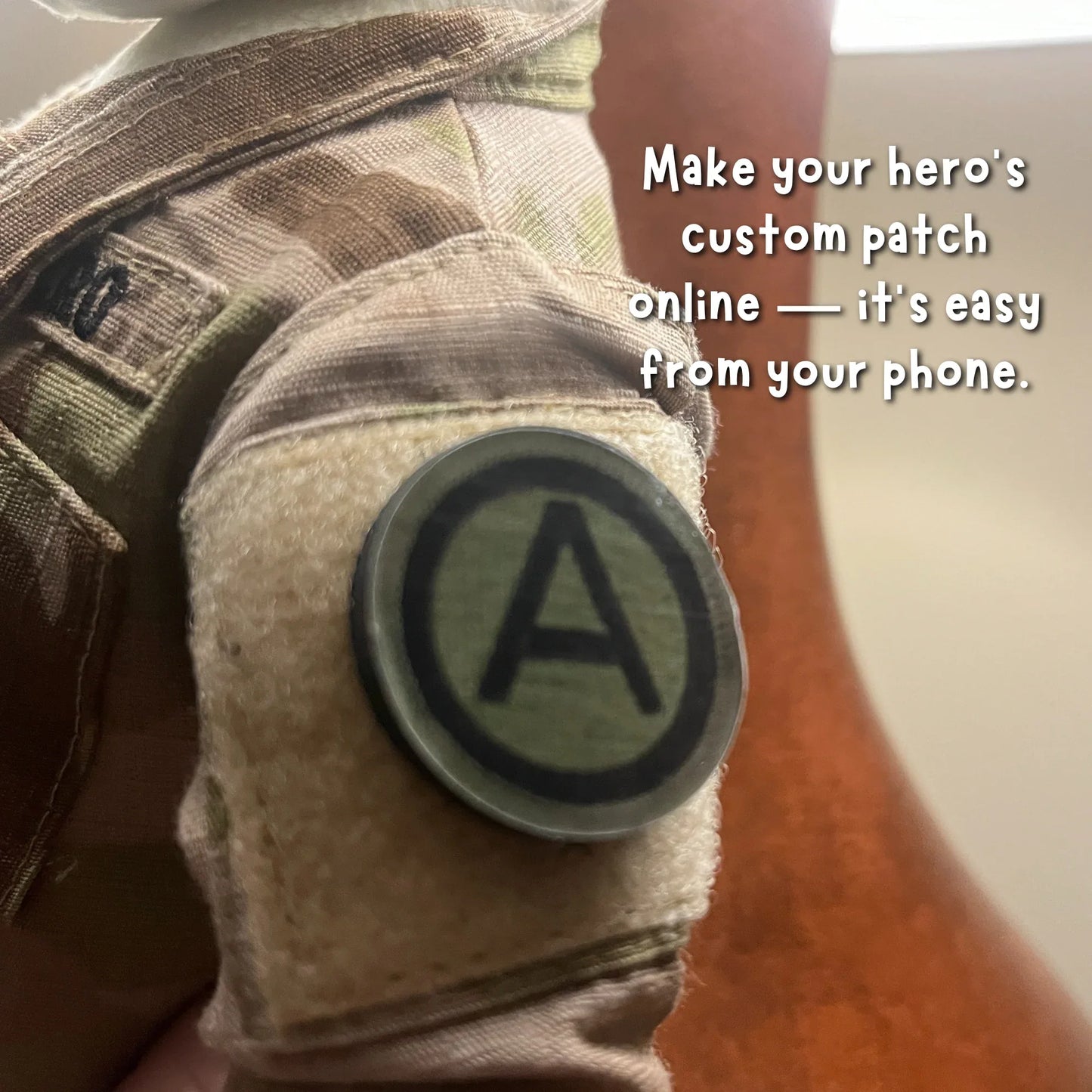 My Hero™ Army Soldier Daddy Doll | Custom Recordable Plush - ToylandEU