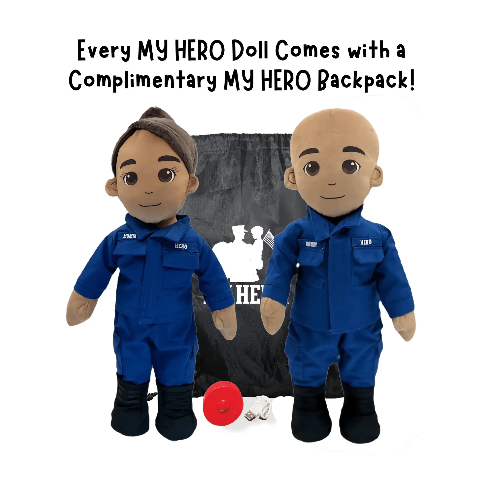 My Hero™ Coast Guard Doll | Custom Recordable Plush - ToylandEU