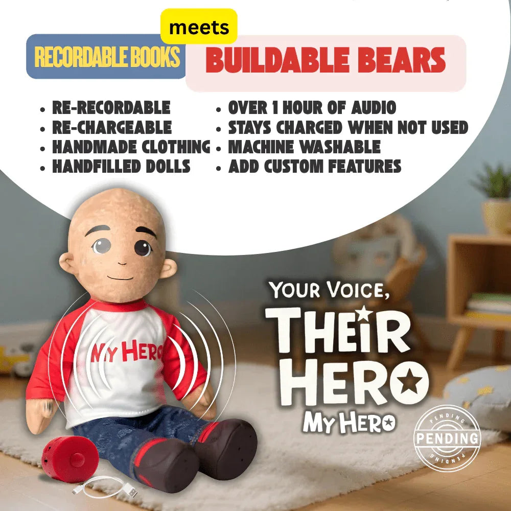 My Hero™ Daddy Doll Family | Custom Recordable Plush - ToylandEU