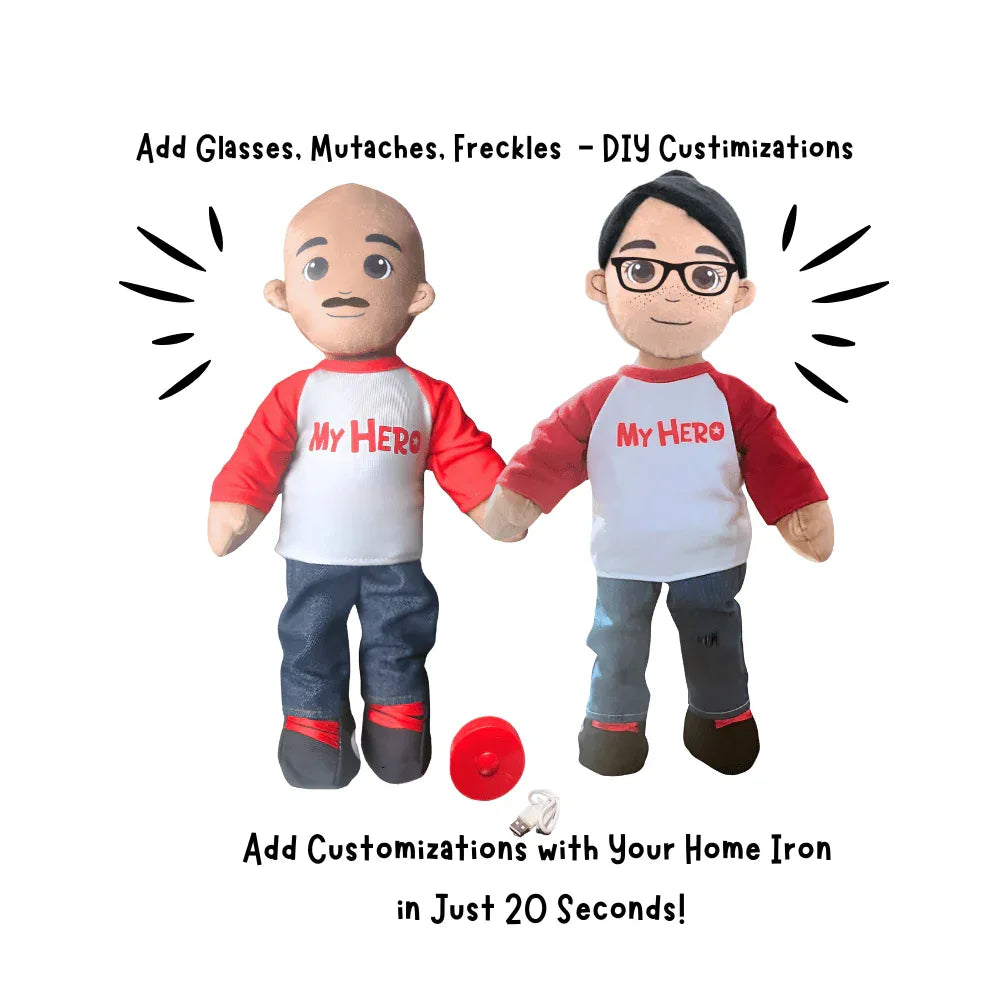 My Hero™ Daddy Doll Family | Custom Recordable Plush - ToylandEU