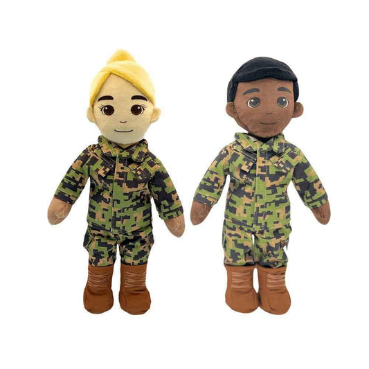 My Hero™ Daddy Doll Marine | Custom Recordable Plush - ToylandEU