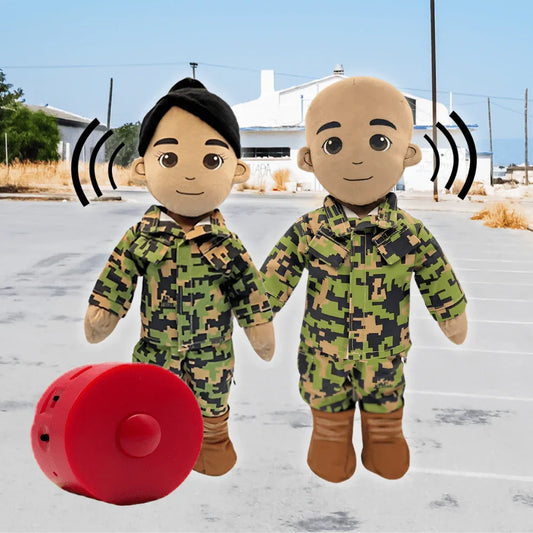 My Hero™ Daddy Doll Marine | Custom Recordable Plush - ToylandEU