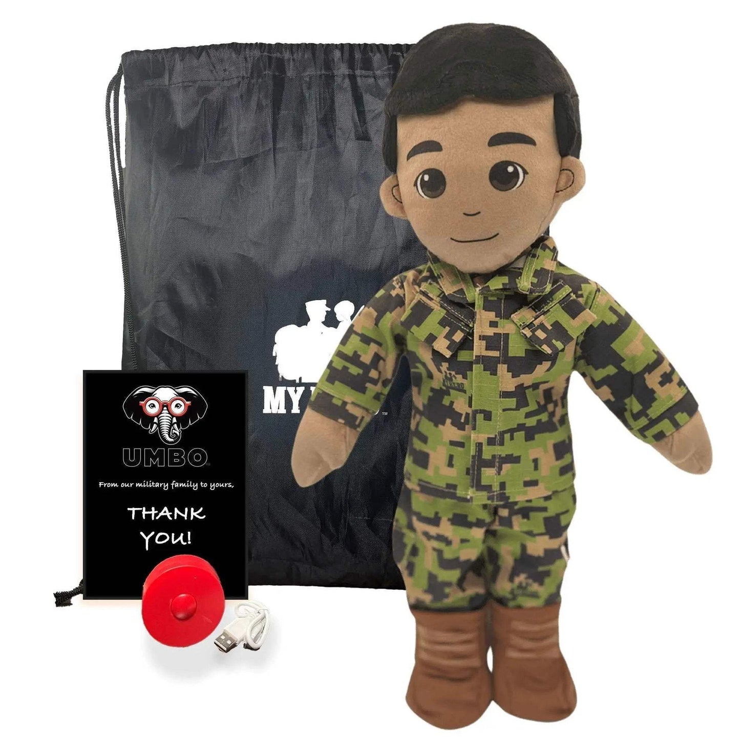 My Hero™ Daddy Doll Marine | Custom Recordable Plush - ToylandEU