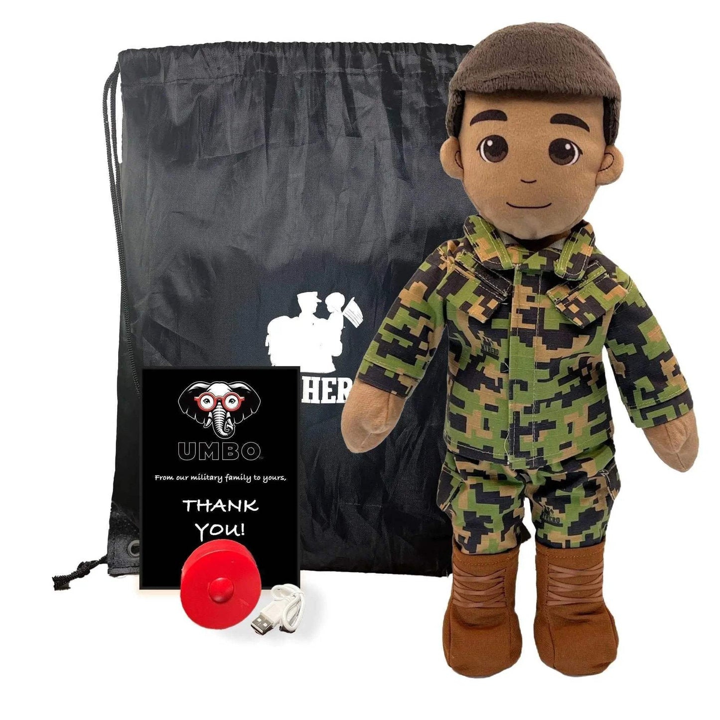 My Hero™ Daddy Doll Marine | Custom Recordable Plush - ToylandEU