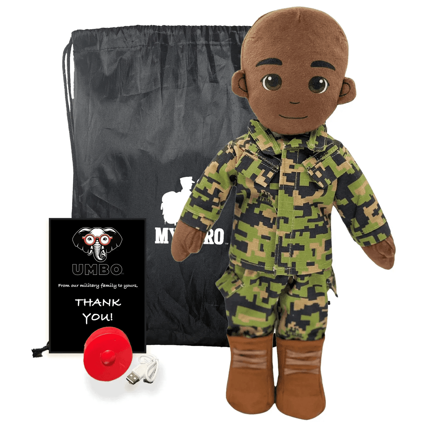 My Hero™ Daddy Doll Marine | Custom Recordable Plush - ToylandEU