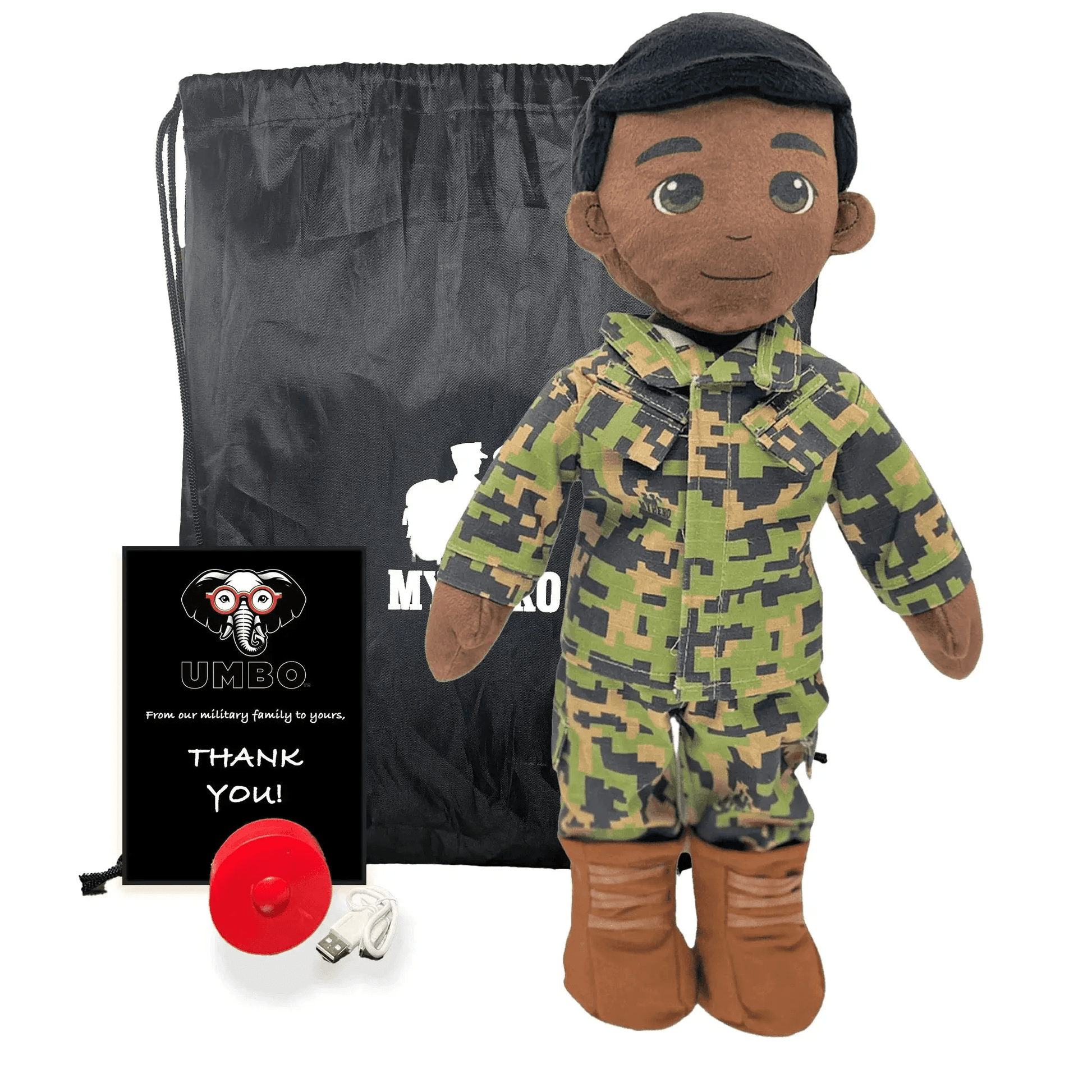 My Hero™ Daddy Doll Marine | Custom Recordable Plush - ToylandEU