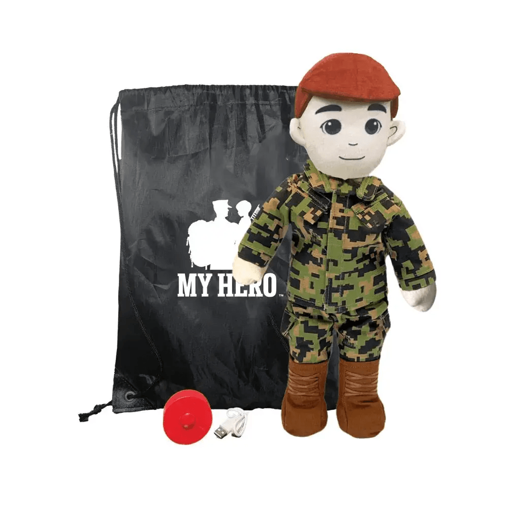 My Hero™ Daddy Doll Marine | Custom Recordable Plush - ToylandEU