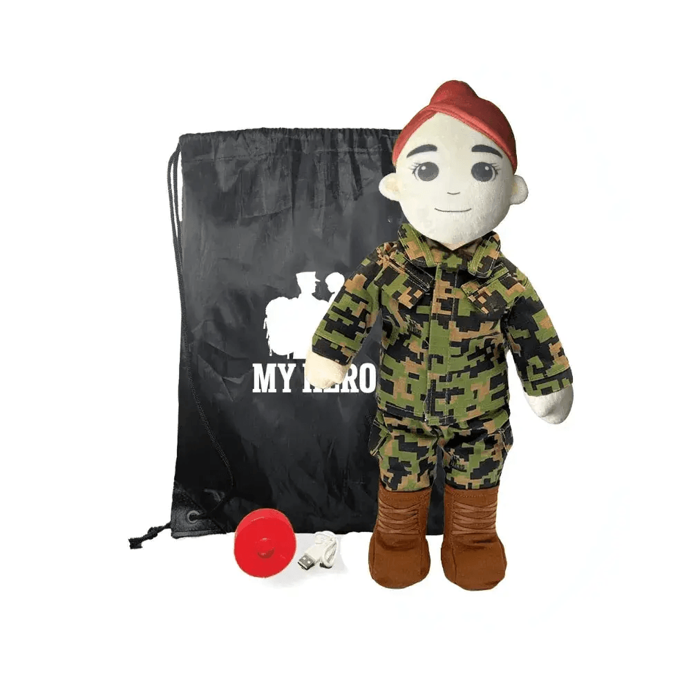 My Hero™ Daddy Doll Marine | Custom Recordable Plush - ToylandEU