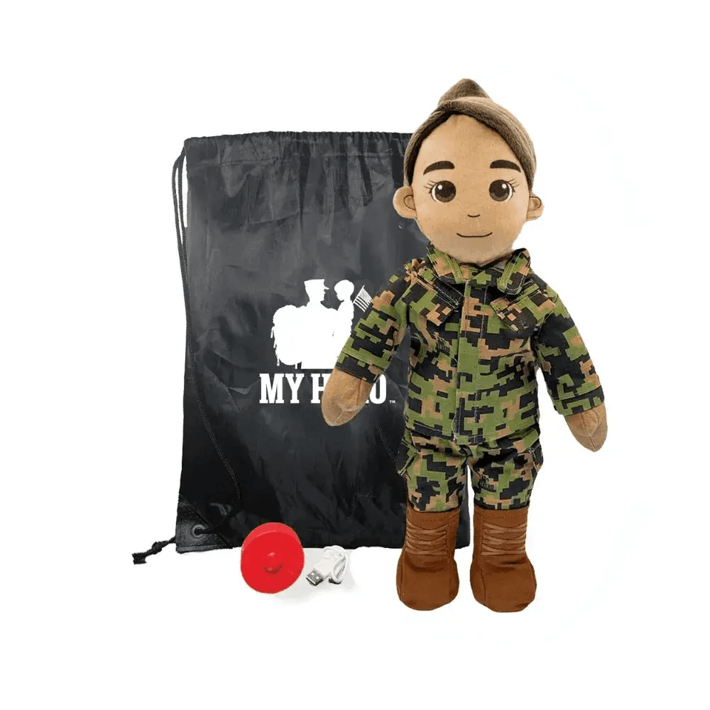 My Hero™ Daddy Doll Marine | Custom Recordable Plush - ToylandEU