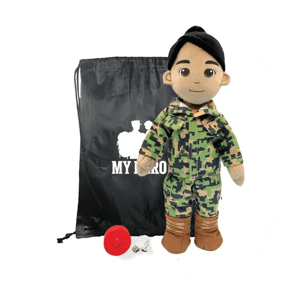 My Hero™ Daddy Doll Marine | Custom Recordable Plush - ToylandEU