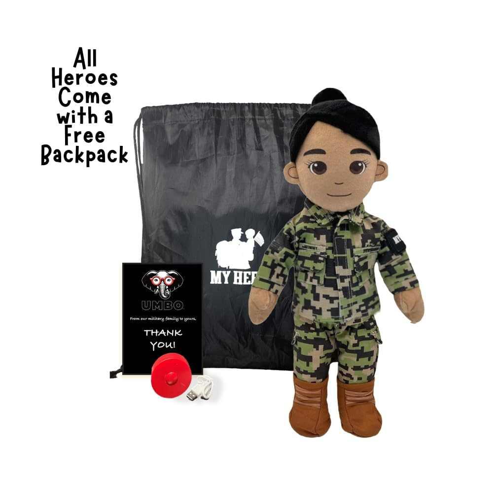 My Hero™ Daddy Doll Navy Sailor | Custom Recordable Plush - ToylandEU