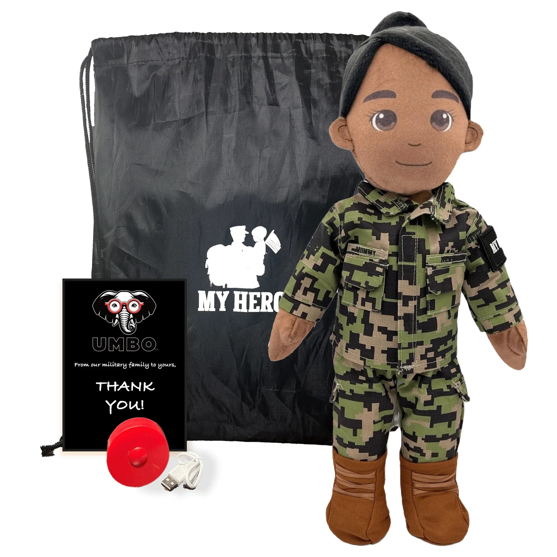 My Hero™ Daddy Doll Navy Sailor | Custom Recordable Plush - ToylandEU
