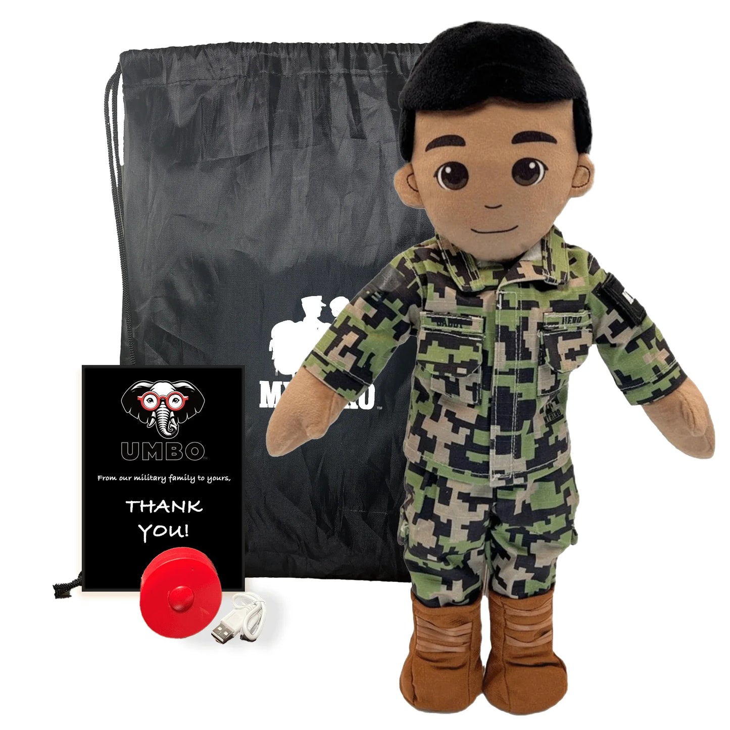 My Hero™ Daddy Doll Navy Sailor | Custom Recordable Plush - ToylandEU