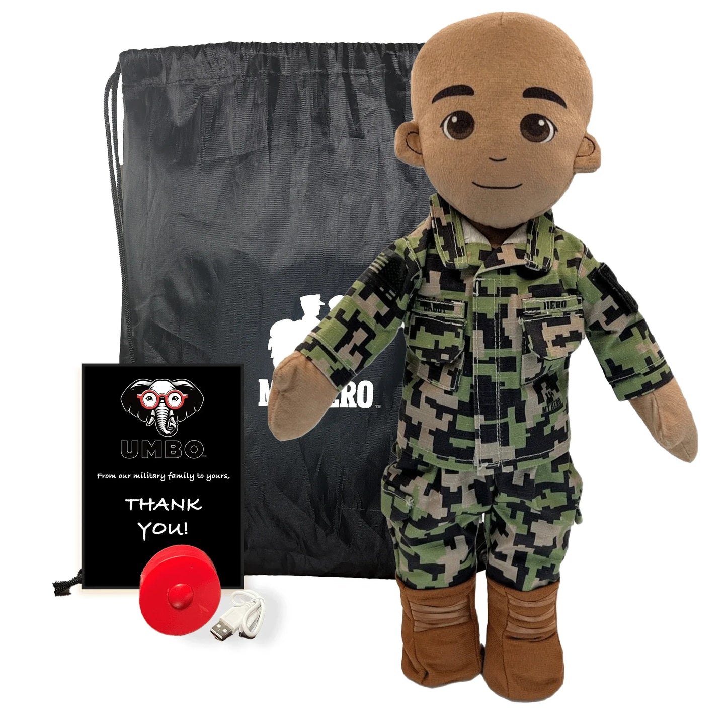 My Hero™ Daddy Doll Navy Sailor | Custom Recordable Plush - ToylandEU