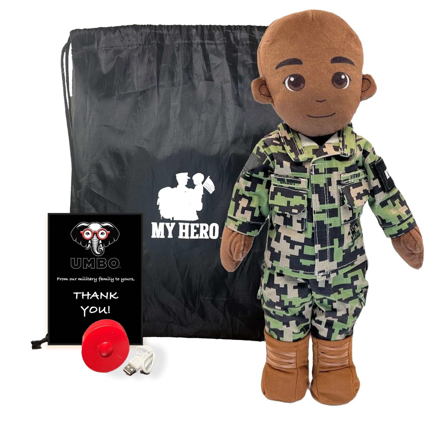 My Hero™ Daddy Doll Navy Sailor | Custom Recordable Plush - ToylandEU
