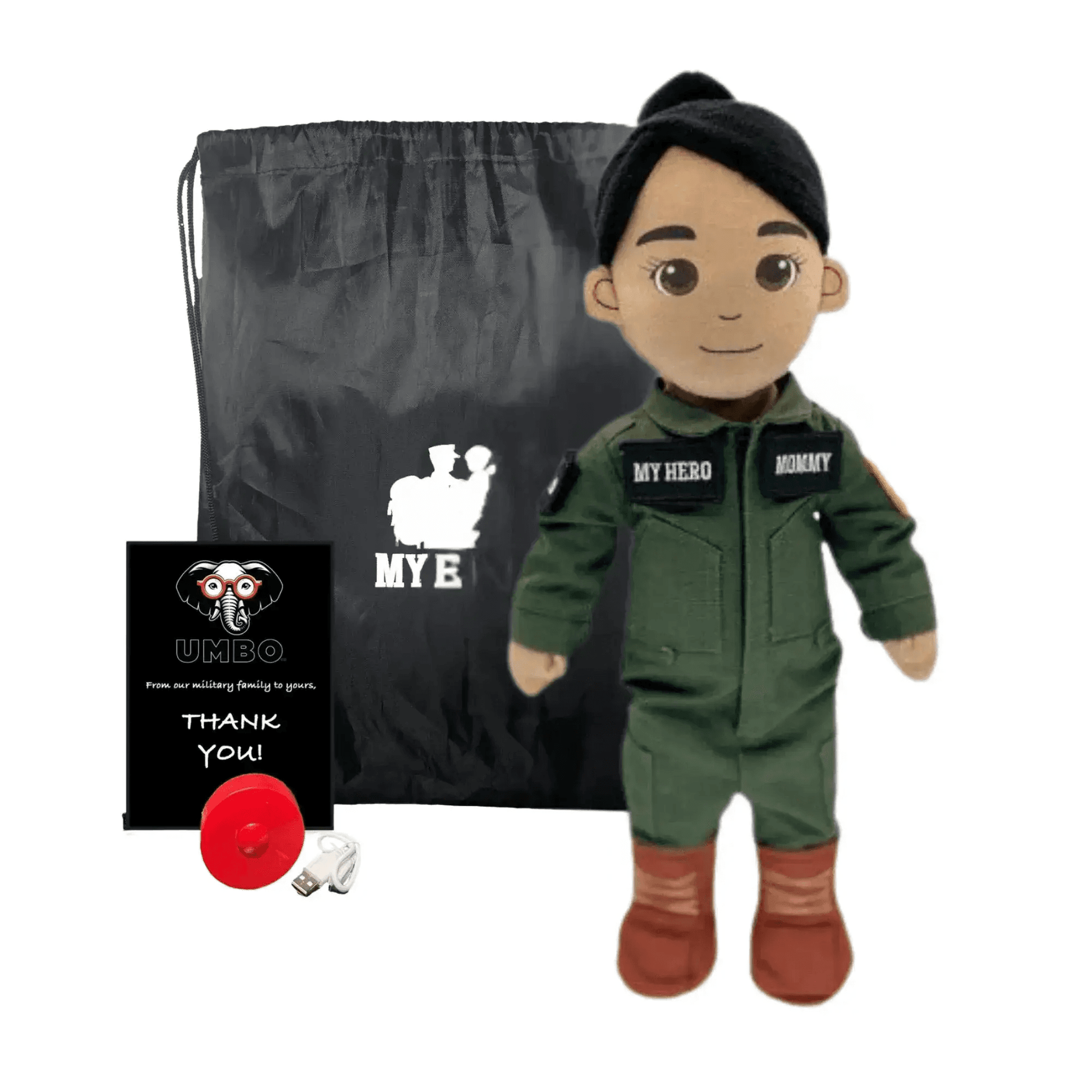 My Hero™ Flight Suit Pilot Daddy Doll | Recordable Plush - ToylandEU