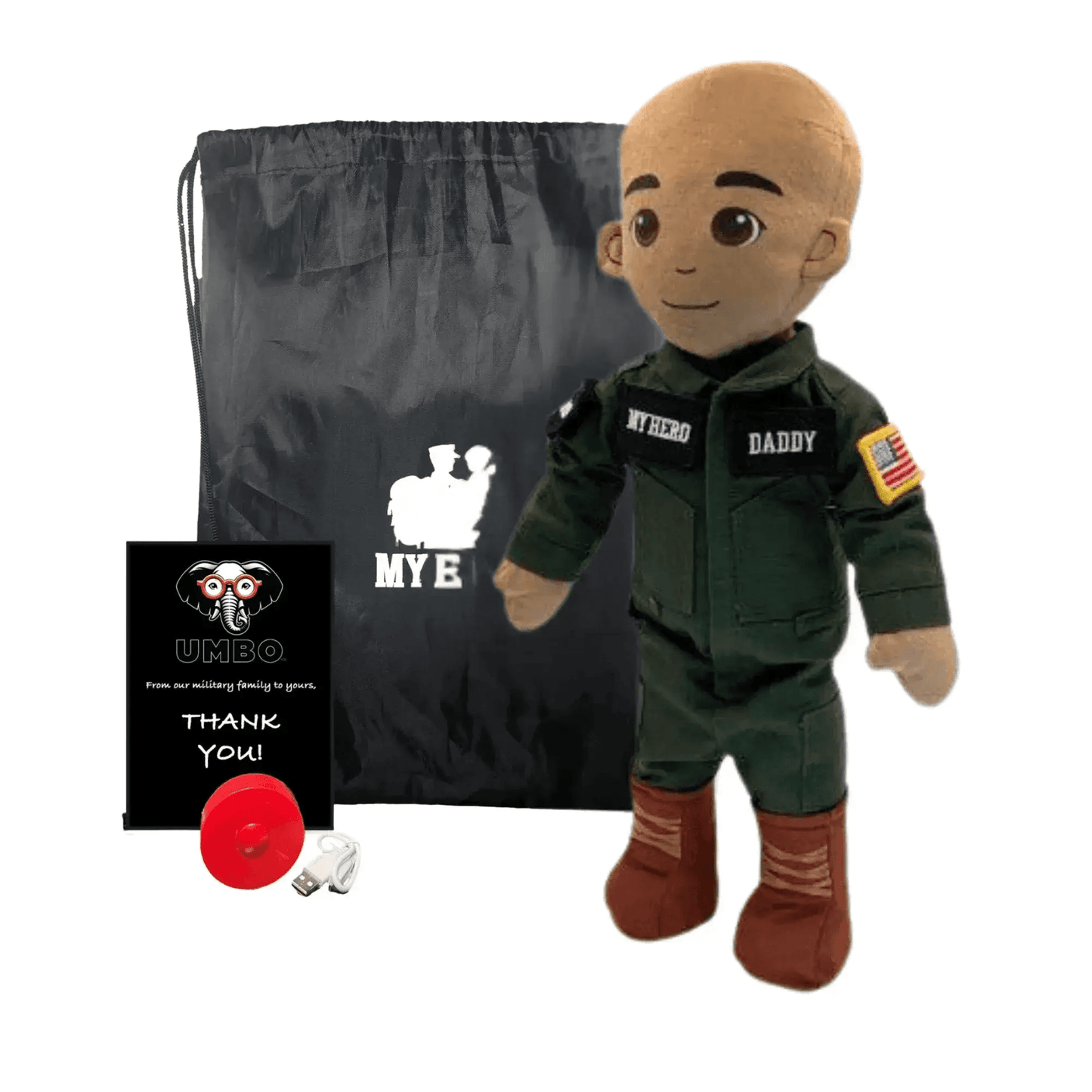 My Hero™ Flight Suit Pilot Daddy Doll | Recordable Plush - ToylandEU