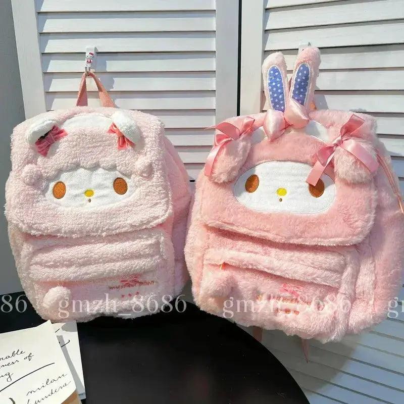  My Melody Plush Backpack School Bag Large Capacity -  ToylandEU™