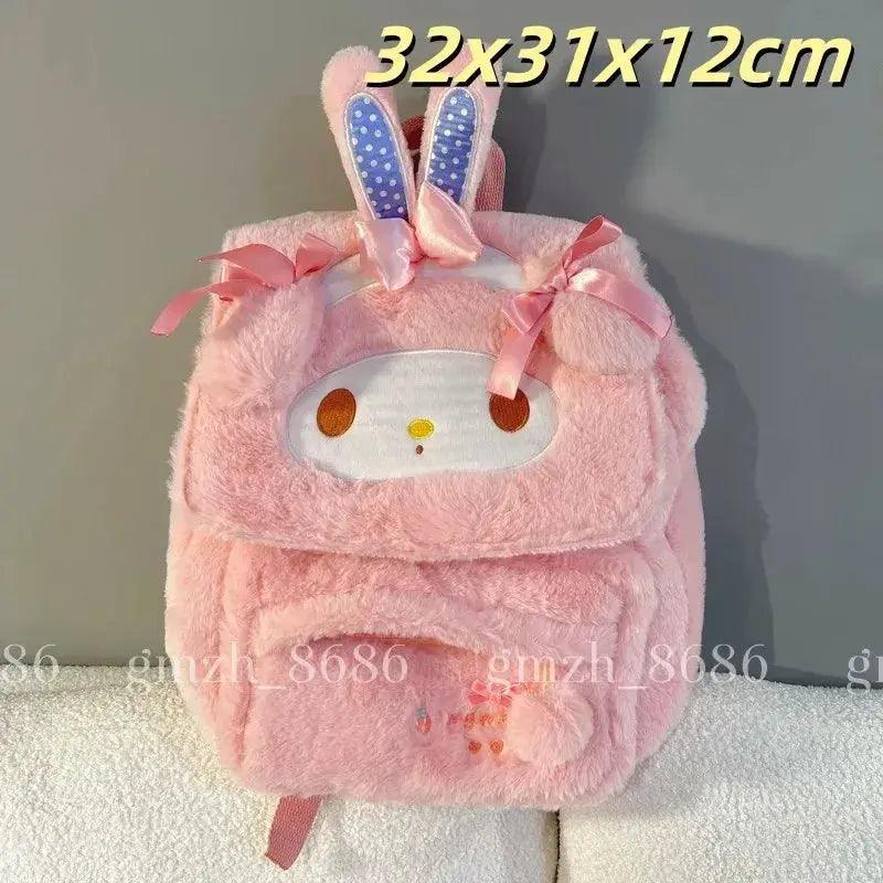 My Melody Plush Backpack School Bag Large Capacity -  ToylandEU™