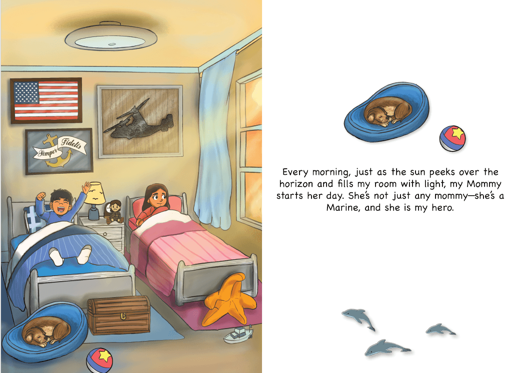  My Mommy My Marine Childrens Book Heartfelt Tale 
