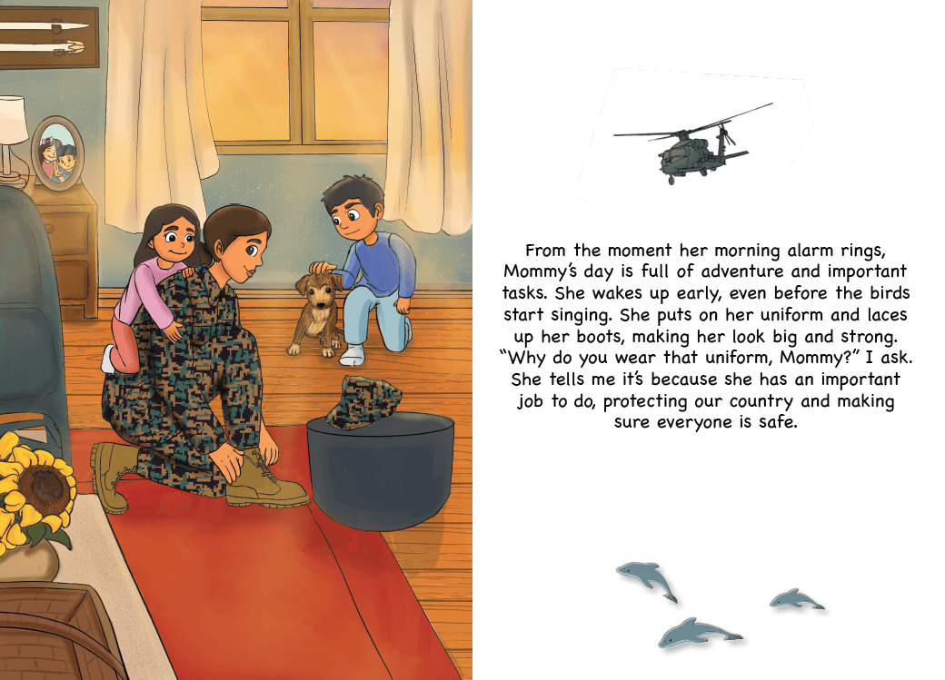  My Mommy My Marine Childrens Book Heartfelt Tale 