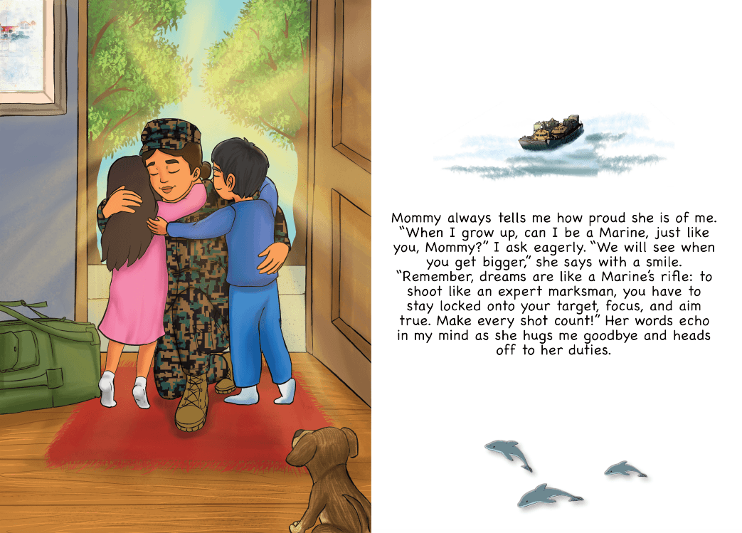  My Mommy My Marine Childrens Book Heartfelt Tale 