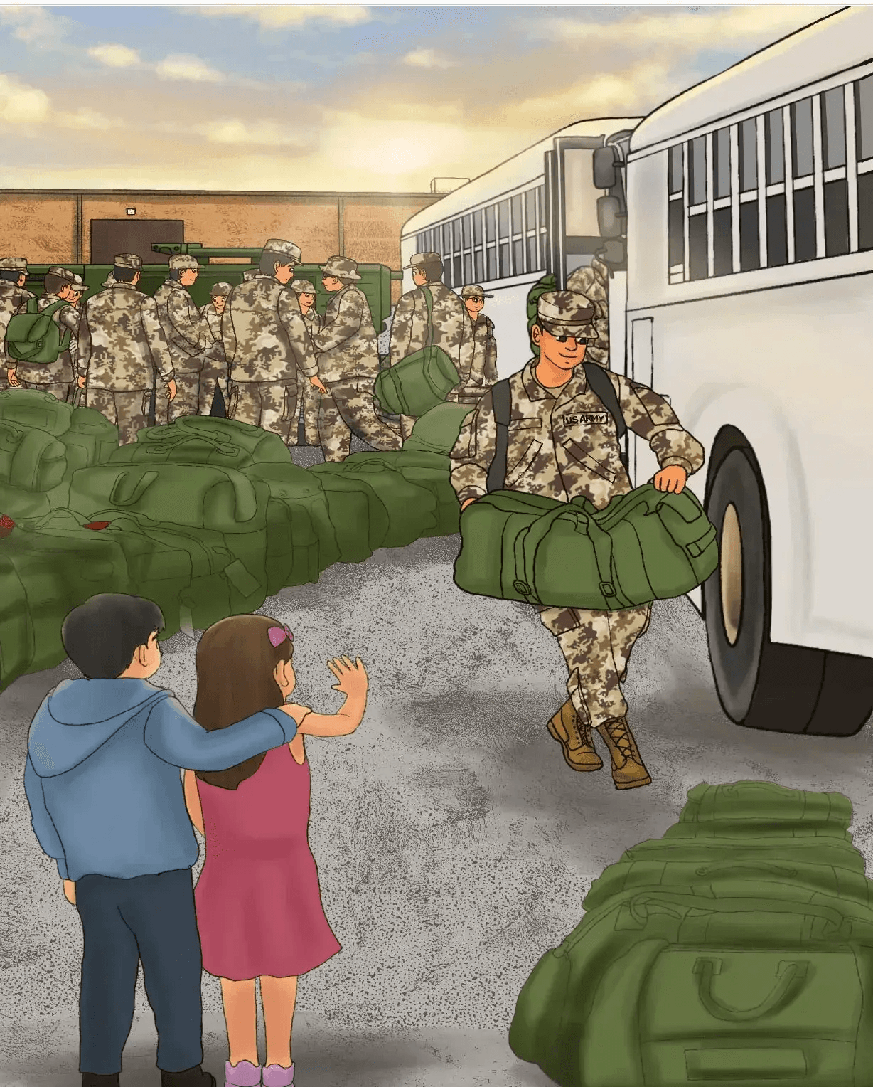  My Mommy My Soldier Army Kids Book Service Bonding -  ToylandEU™