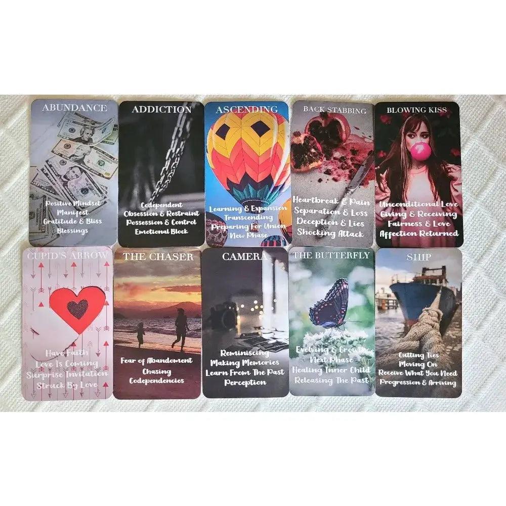  Mystic Red Rose Oracle Deck Twin Flame Insights -  ToylandEU™