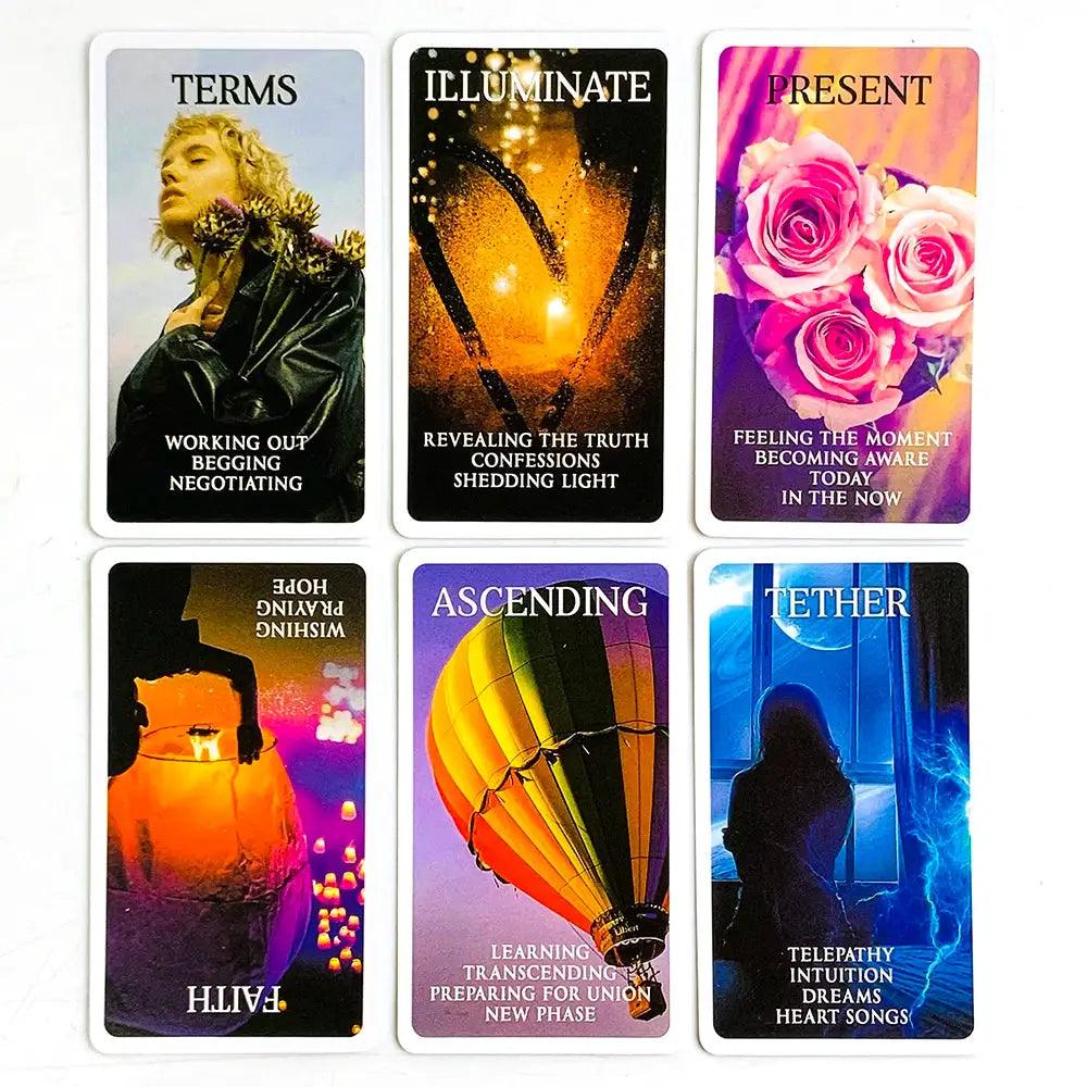 Mystic Tarot Black Rose Oracle Deck Twin Flame Healing Elite -  ToylandEU™