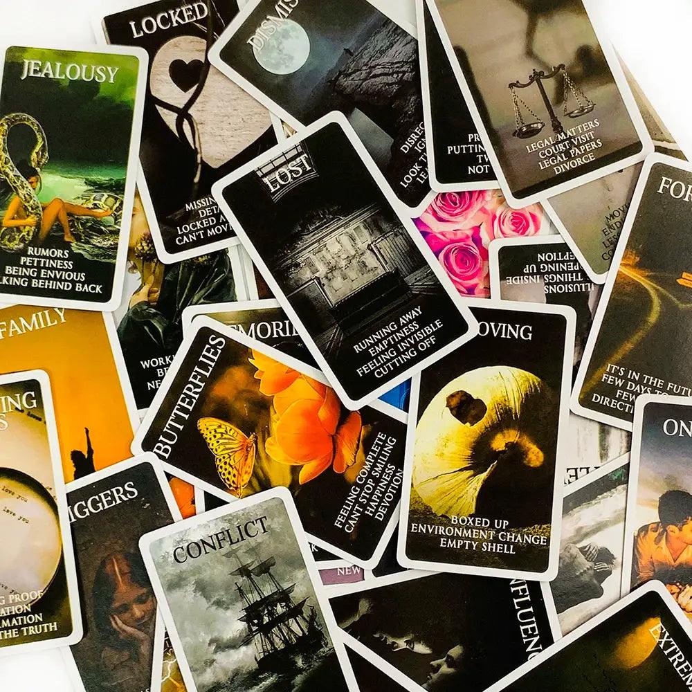  Mystic Tarot Black Rose Oracle Deck Twin Flame Healing Elite -  ToylandEU™