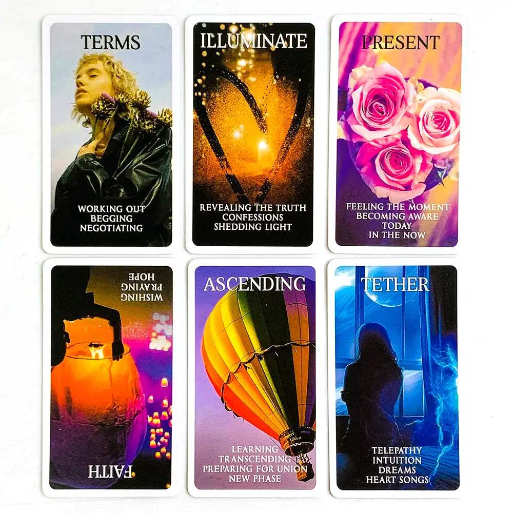  Mystic Tarot Black Rose Oracle Deck Twin Flame Healing Elite -  ToylandEU™