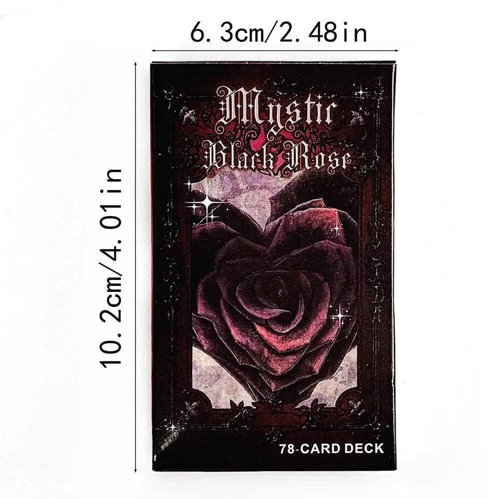  Mystic Tarot Black Rose Oracle Deck Twin Flame Healing Elite -  ToylandEU™
